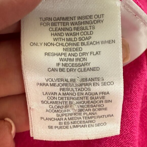 Jones New York Collection Open Front Cardigan 3X Fushia Barbiecore Office Dinner - Picture 5 of 9